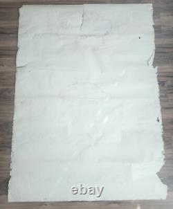 KISS SUPER RARE Vintage 1977 KISS Love Gun 58x42 Subway Poster Aucoin WEAR WATER