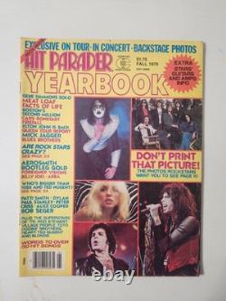KISS SUPER RARE Vintage 1979 Hit Parader Yearbook W 4 KISS Articles 1 Per Member