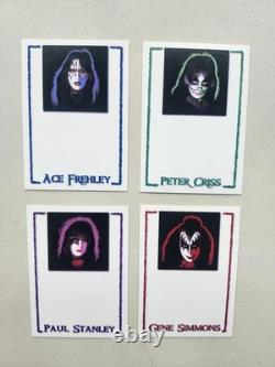 KISS SUPER RARE Vintage 1997 Unreleased Blank Autograph Card Set Cornerstone FUN