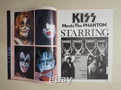 KISS SUPER RARE Vintage Original 1978 Meets The Phantom Movie Magazine CLASSIC