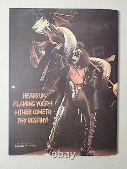 KISS SUPER RARE Vintage Original 1978 Meets The Phantom Movie Magazine CLASSIC
