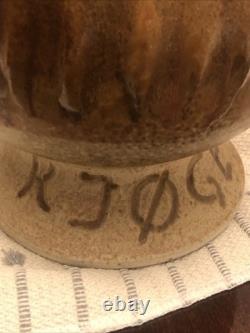 KJOGE Danmark Denmark Super Rare Vintage Pottery Stoneware Set Of Roosters