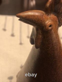 KJOGE Danmark Denmark Super Rare Vintage Pottery Stoneware Set Of Roosters