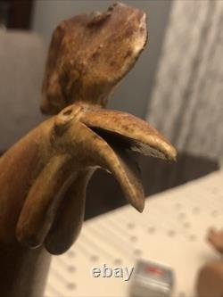 KJOGE Danmark Denmark Super Rare Vintage Pottery Stoneware Set Of Roosters