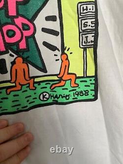 Keith Haring 1988 Pop Shop super rare vintage art 80s T-shirt