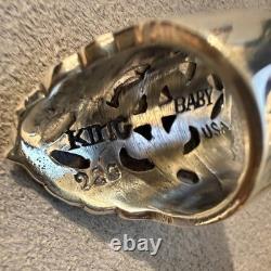 King Baby Renaissance Cross SUPER RARE Vintage Ring Size 8- Silver. 925 USA