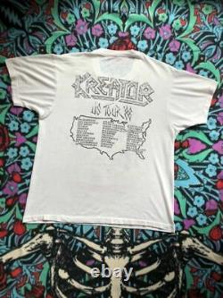 Kreator Superdiving Liga Vintage Band T Super Rare Sodom Destruction Metallica