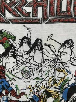 Kreator Superdiving Liga Vintage Band T Super Rare Sodom Destruction Metallica