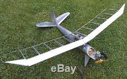 L@@K SUPER RARE VTG 1946 Vahl Engineering Skyvahl Model RC Aluminum Airplane
