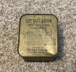 LIFE RAFT RATION UNIQUE SUPER RARE NICE Vintage Military
