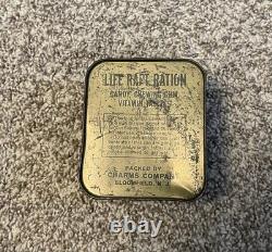 LIFE RAFT RATION UNIQUE SUPER RARE NICE Vintage Military