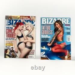 Lot Of 13 Super Rare Vintage BIZARRE MAGAZINE 2014-2015 Issues #201-213