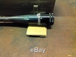 Lyman super targetspot 20X vintage rifle scope with rare metal box, and paper work
