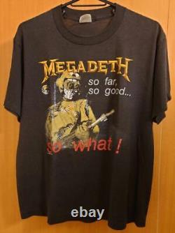 MEGADETH Super Rare 1987 Vintage T-Shirt L