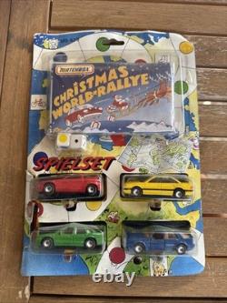 Matchbox Superfast Christmas World Rallye SUPER RARE Vintage Game Playset