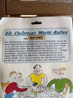 Matchbox Superfast Christmas World Rallye SUPER RARE Vintage Game Playset
