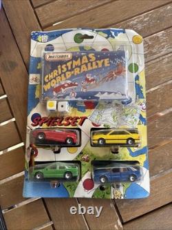 Matchbox Superfast Christmas World Rallye SUPER RARE Vintage Game Playset