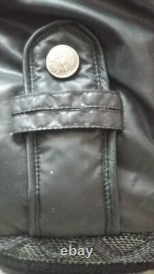 Mens Super Rare Vintage COOGI Zip Up Sweater Jacket 4XL Black Gray Colorway