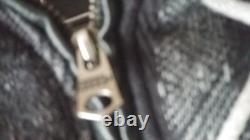 Mens Super Rare Vintage COOGI Zip Up Sweater Jacket 4XL Black Gray Colorway