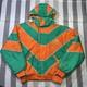 Miami Hurricanes Vintage Pro Player Color Wave Puffer Jacket Super Rare 90s