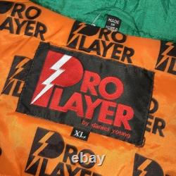 Miami Hurricanes Vintage Pro Player Color Wave Puffer Jacket Super Rare 90s
