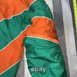 Miami Hurricanes Vintage Pro Player Color Wave Puffer Jacket Super Rare 90s