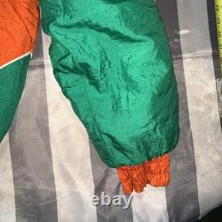 Miami Hurricanes Vintage Pro Player Color Wave Puffer Jacket Super Rare 90s