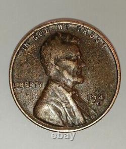 Mint ERROR RARE VINTAGE 194 S Wheat Penny Great Condition and Super Rare