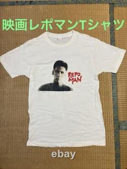 Movie Repo Man T-Shirt Super Rare Period Cult Vintage White White Punk