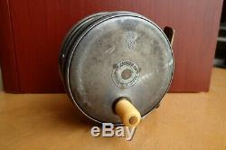 Museum Piece Vintage Hardy Perfect Wide-Drum 3-1/2 with Super-Rare Check