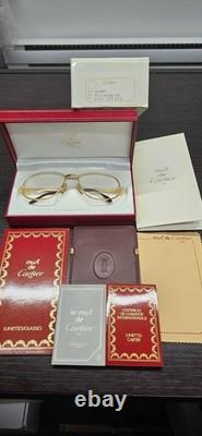 Must De Cartier 1986 Cartier LC Romance 5818 Glasses Super Rare Vintage