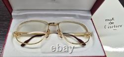 Must De Cartier 1986 Cartier LC Romance 5818 Glasses Super Rare Vintage