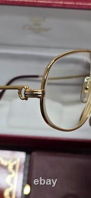 Must De Cartier 1986 Cartier LC Romance 5818 Glasses Super Rare Vintage