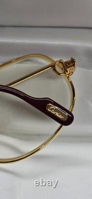 Must De Cartier 1986 Cartier LC Romance 5818 Glasses Super Rare Vintage