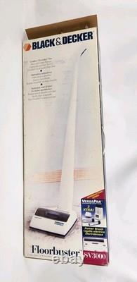 NEW Black & Decker Floor Buster Vacuum SV3000 FloorBuster Super Rare Vintage