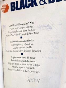 NEW Black & Decker Floor Buster Vacuum SV3000 FloorBuster Super Rare Vintage