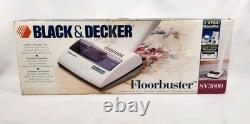 NEW Black & Decker Floor Buster Vacuum SV3000 FloorBuster Super Rare Vintage