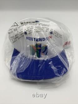 NEW Vintage Super Mario 64 SnapBack Hat Kelloggs Promo Nintendo N64 Rare