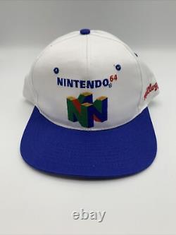 NEW Vintage Super Mario 64 SnapBack Hat Kelloggs Promo Nintendo N64 Rare