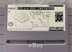 NTF 2.5 Test Cartridge For Super NES & Accessories Super Nintendo SNES VERY RARE