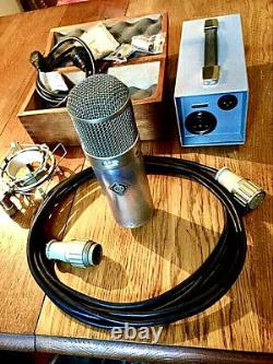 Neumann Vintage 1963 Neumann U 47 Tube Microphone Super Rare 1963 Nickel