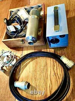 Neumann Vintage 1963 Neumann U 47 Tube Microphone Super Rare 1963 Nickel