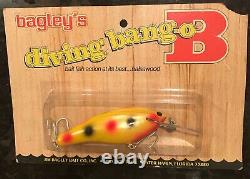 New, Sealed Bagley Db04 Cohoe All Brass! Super Rare Bait! Wow! 10 Rated Color