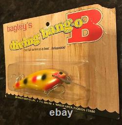 New, Sealed Bagley Db04 Cohoe All Brass! Super Rare Bait! Wow! 10 Rated Color