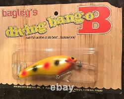 New, Sealed Bagley Db04 Cohoe All Brass! Super Rare Bait! Wow! 10 Rated Color