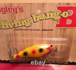 New, Sealed Bagley Db04 Cohoe All Brass! Super Rare Bait! Wow! 10 Rated Color