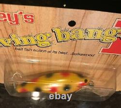 New, Sealed Bagley Db04 Cohoe All Brass! Super Rare Bait! Wow! 10 Rated Color