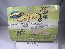 New Sealed Very Rare Vintage Crash Bandicoot Die-cast Super Bike Play Set 1999