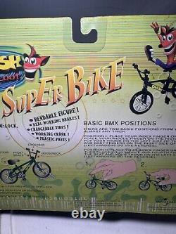 New Sealed Very Rare Vintage Crash Bandicoot Die-cast Super Bike Play Set 1999