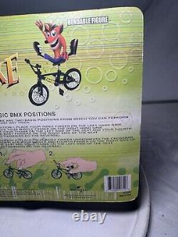 New Sealed Very Rare Vintage Crash Bandicoot Die-cast Super Bike Play Set 1999